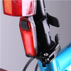 Фонарь задний COMIRON TA08 корпус: ABS, IPX4; свет: 12LED, 80lm; аккум: 150mAh, USB; пять режимов. /уп 100/200/