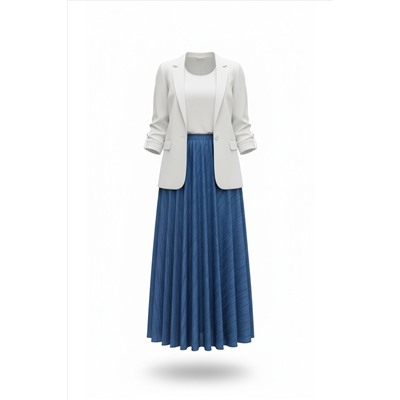 Блуза Vittoria Queen 27143бл молоко