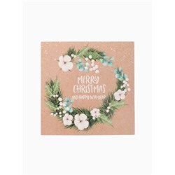 Набор подарочный новогодний «Этель» Merry Christmas: плед и аксессуары