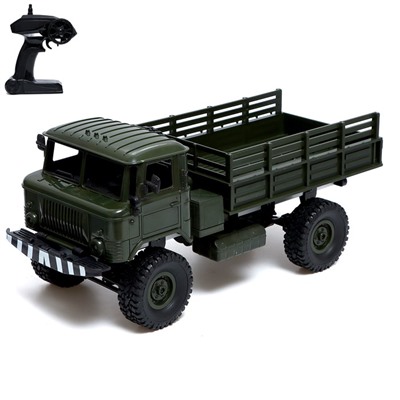 УЦЕНКА Грузовик радиоуправляемый «Газон», полный привод 4WD, работает от аккумулятора, цвет МИКС