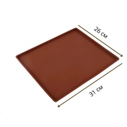 Силиконовый противень для выпечки 31х27 см с бортиком / L-54 /уп 200/ 0,117