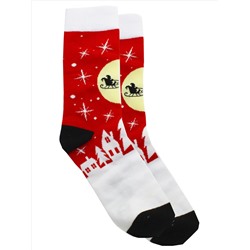 Носки НГ р.40-45 "Праздник к нам приходит" Новогоднее сияние