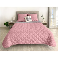 Комплект без белья Набор с одеялом КМ-019 брусника-серый