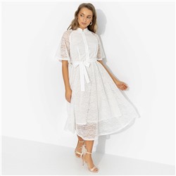 Платье из кружева на подкладе, Моя итальянская история (изящная, с поясом)