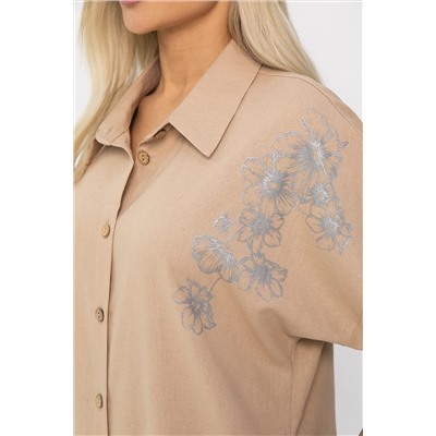 Платье Мирослава (бежевое) П15469-7М