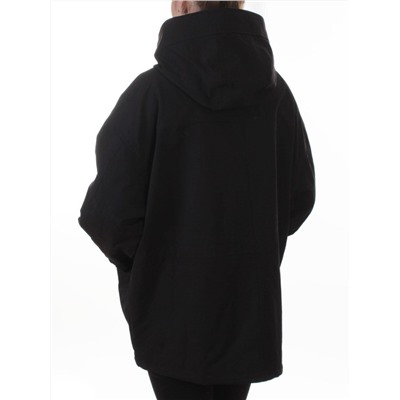 3094 BLACK Куртка демисезонная женская (100 гр. холлофайбер)