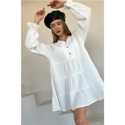 Платье муслин  FREEDOM007/07/Белый