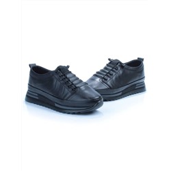 03-5020 BLACK Полуботинки женские (натуральная кожа)