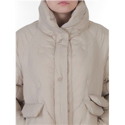3062 BEIGE Куртка пуховая зимняя женская (утиный пух)