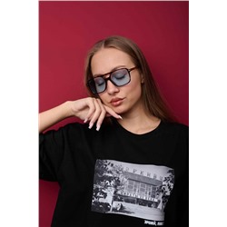 Футболка оверсайз унисекс " Эрвий" черный