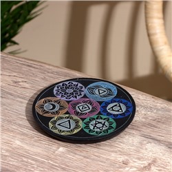 Подставка для благовония «7 чакр», 12.5 см, камень