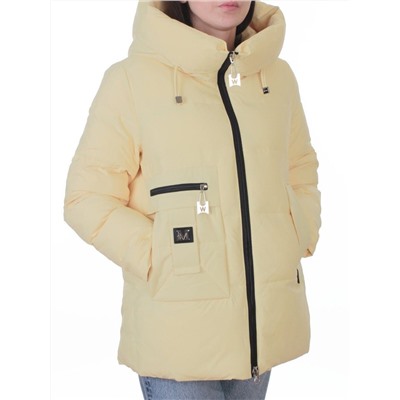 M-M07 YELLOW Куртка зимняя женская (150 гр. холлофайбер)