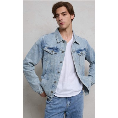Куртка джинс Р311-1237 middle blue