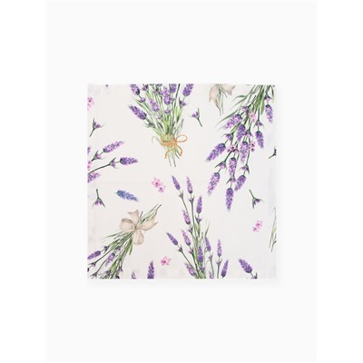 Набор салфеток с декоративными кольцами «Этель» Lavender, 40×40 см - 2 шт., 100% хлопок, саржа