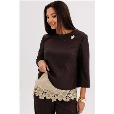 Костюм брючный 5318 коричневый