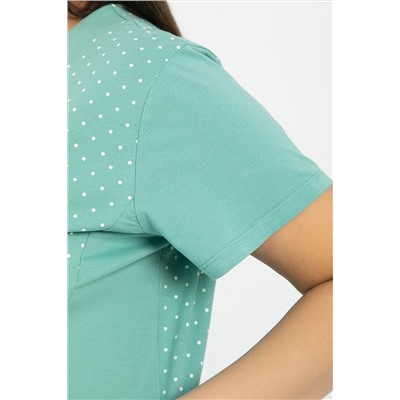 Блуза Ваниль (олива) Б12852-20М