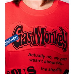 Футболка #КТ9279, красный