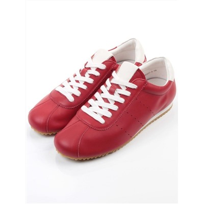 03-908397-5 RED Кеды женские (натуральная кожа)