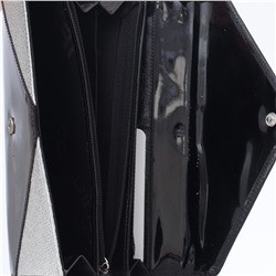 Кошелек портмоне Richet Ri-088KWD Черный лак серебро