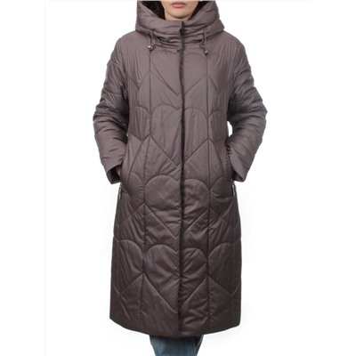 TR-2301 GRAY LILAC Пальто зимнее женское (верблюжья шерсть)