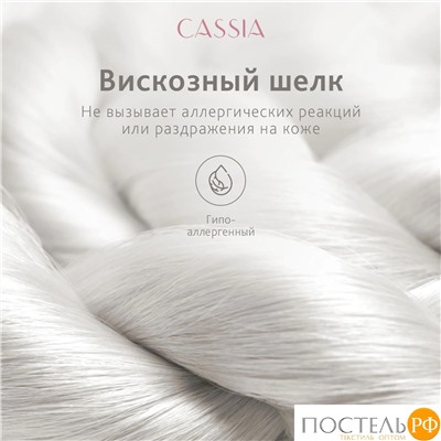 CASSIA АЙЛИН Одеяло 200х220, 1 пр., жаккард хл,виск.шелк/микрогель Airsoft