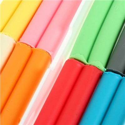 Пластилин мягкий (восковой) «Луч. Школа творчества», 8 цветов, 120 г, со стеком