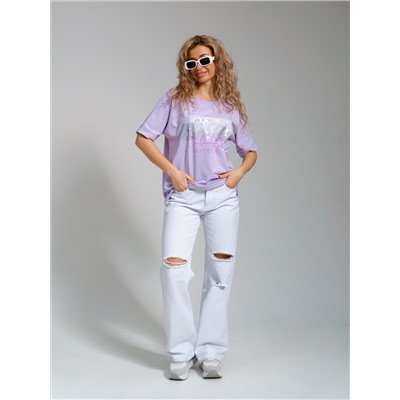 940/1 Футболка  "Лиловый"