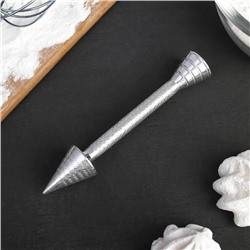 Гвоздь кондитерский для создания цветов Доляна, 13.5×2.5 см, серебристый