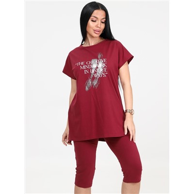 Эпюр - костюм бордовый