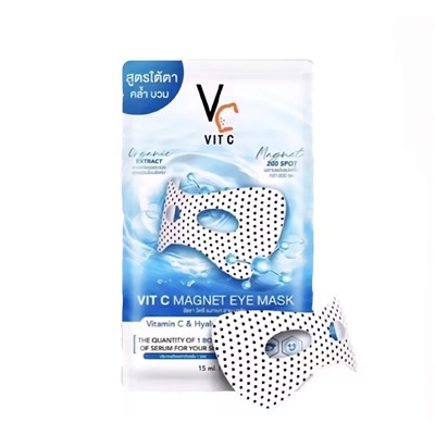 Антивозрастная магнитная маска для глаз RATCHA VIT C 15 мл