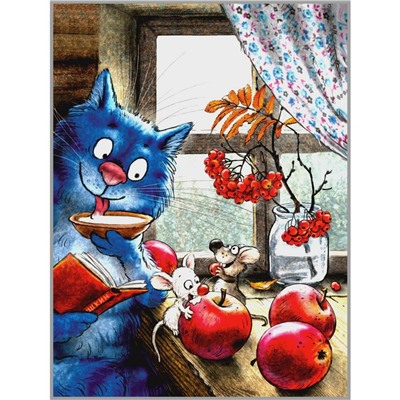 Алмазная мозаика без подрамника «Ноябрь», 40 × 30 см, 34 цветов