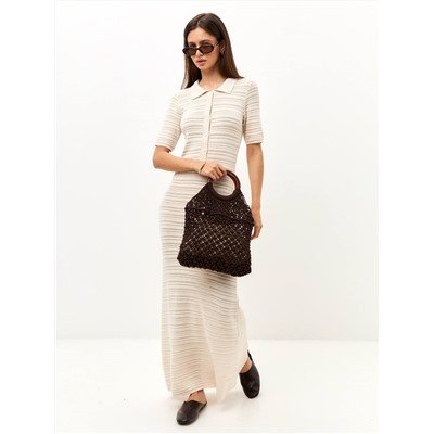 Платье PARIS, Светлый беж