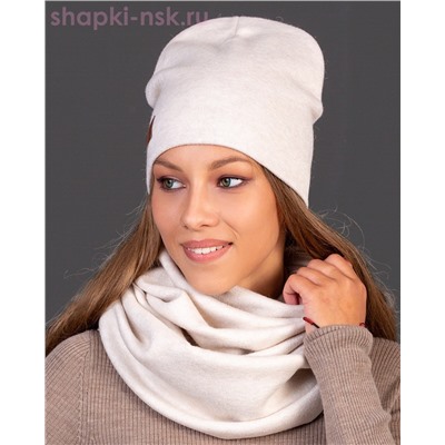 LL 3001 PL 3001 Комплект женский флис (колпак+снуд) (56-58)