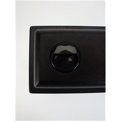 Аквариум "Прямоугольный" с крышкой, 10 литров, 32 x 15 x 21/26 см, чёрный