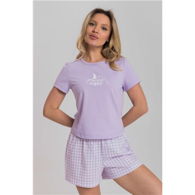 Пижама футболка и шорты М325292Псб