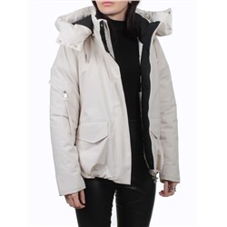 H24-816 LT. BEIGE Куртка зимняя женская (150 гр. холлофайбер)