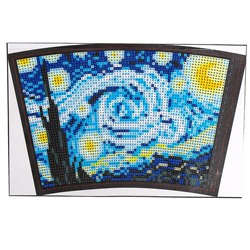 Термостакан детский, с вставкой из алмазной мозаики «Лунная ночь», 450 мл