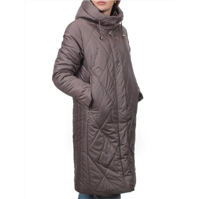 TR-2307 GRAY LILAC Пальто зимнее женское (верблюжья шерсть)