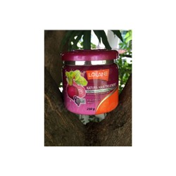 Лечебная маска от выпадения волос с пептидами экстрактом свеклы от Lolane Natura, Hair Treatment For Preventing Hair Fall Peptide & Beetroot, 250 гр