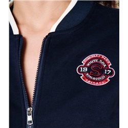 Бомбер #КТ2611 (2), тёмно-синий