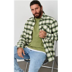 Рубашка F521-0460 white-green