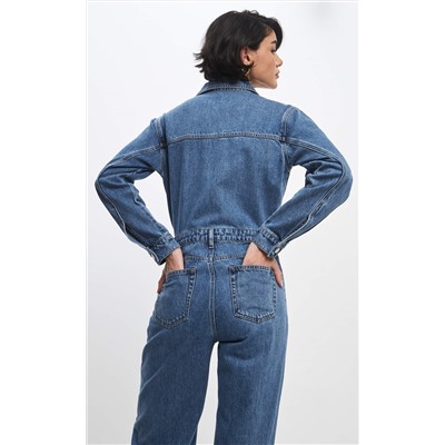 Комбинезон джинс F412-14152 middle blue