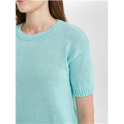 Блуза вязаная мятно-зелёного цвета