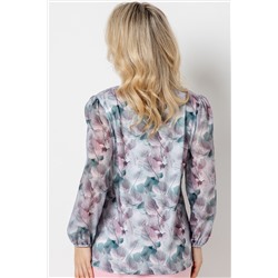 Блузка женская  7021/23/Серый, розовый