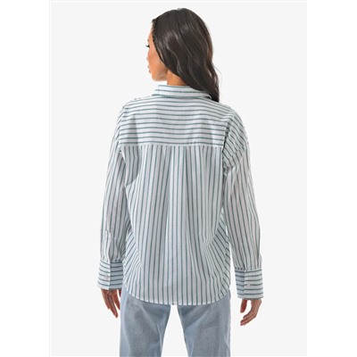 Женская рубашка оверсайз хлопок CRACPOT