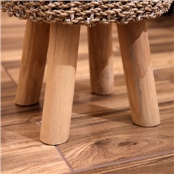 Табурет плетёный, 33×33×50 см