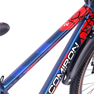 Велосипед 24" рама 13" 8sp COMIRON REBEL ригид сине-красный