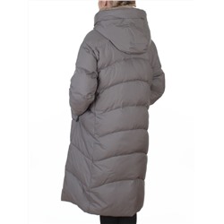 8867 GRAY Пальто зимнее женское (200 гр. холлофайбер)