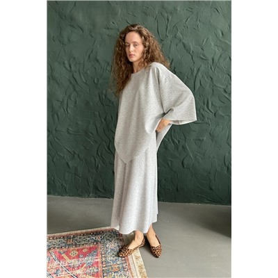 Блузка женская  ASY105/01/Серый меланж