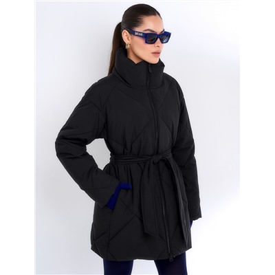 Пуховик женский черный